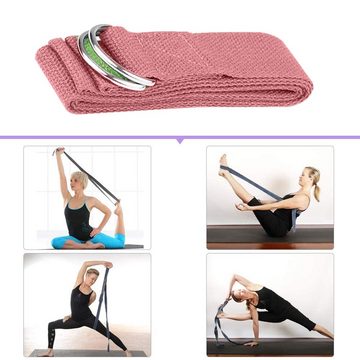 Lubgitsr Yogablock Yoga Blocks und Yoga-Gurt robust leicht mit D-Ring Verschluss, (1-tlg)