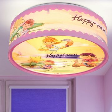 Globo Dekolicht, Leuchtmittel nicht inklusive, Kinder Decken Leuchte Strahler bunt Mädchen Motiv Lampe Spiel Zimmer