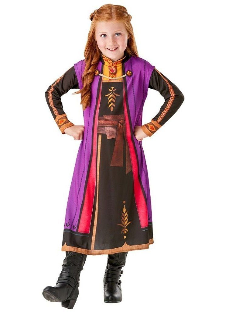 Rubie´s Prinzessin-Kostüm Die Eiskönigin 2 Anna Kinderkostüm - Prinzessin, Einfachere Version des Anna-Outfits aus 'Frozen 2'