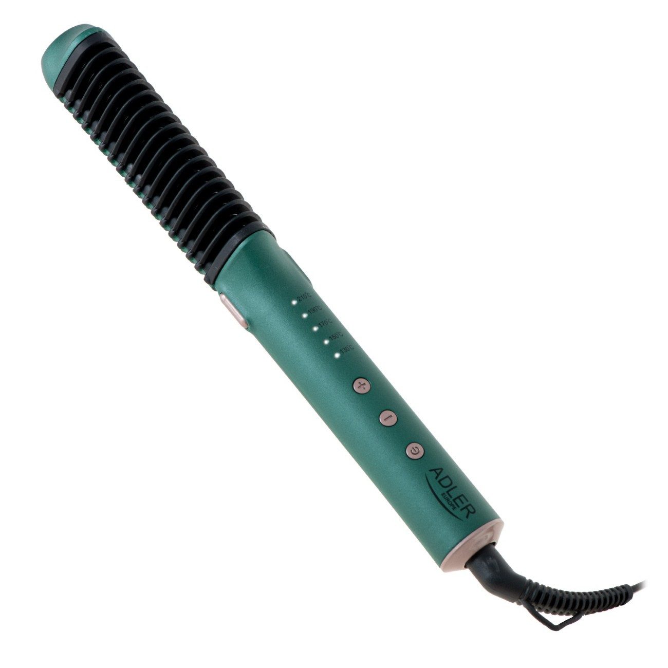 Adler Elektrohaarbürste AD 2324, Elektrische Haarbürste mit Keramikbeschichtung & 5 Temperaturstufen