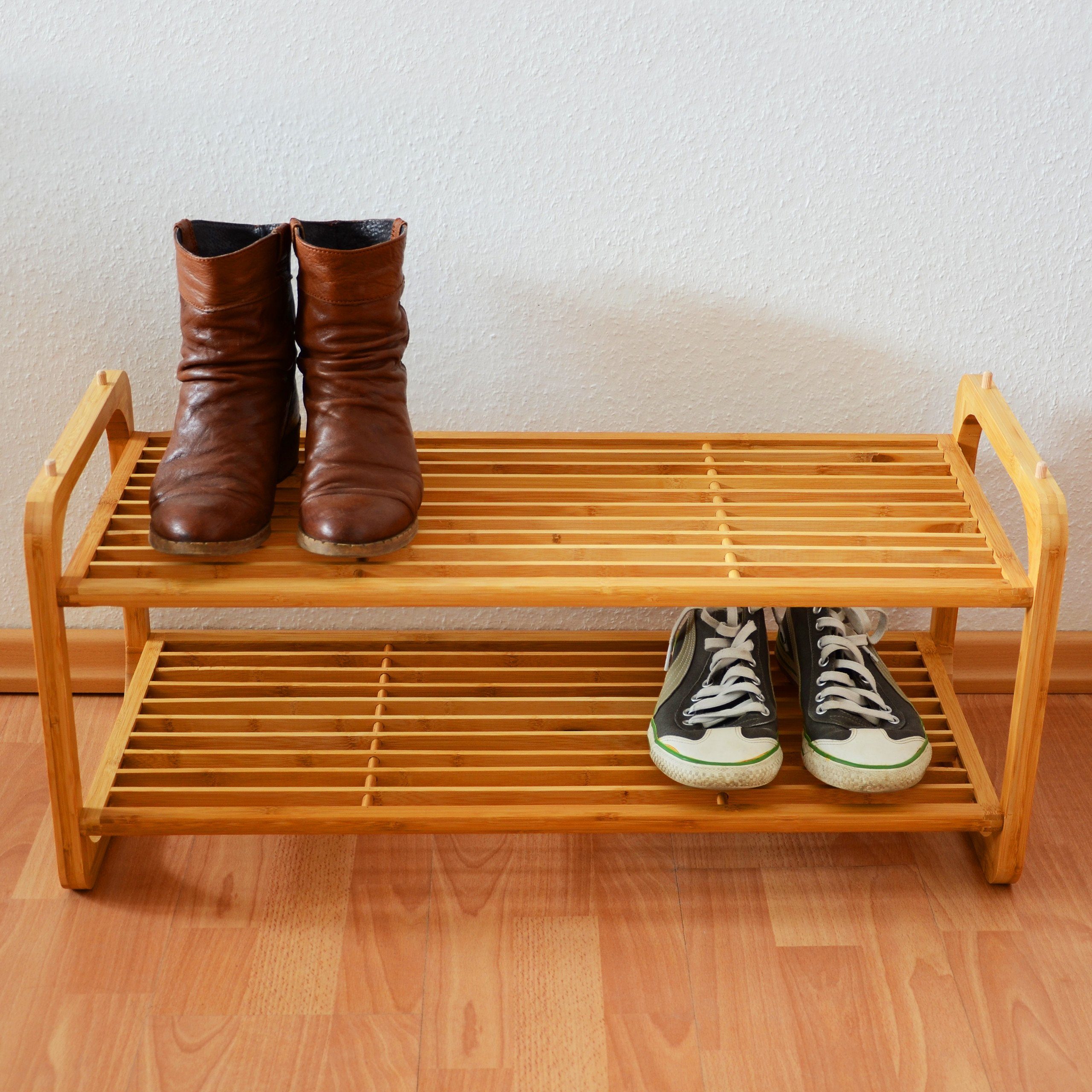 relaxdays Schuhregal Bambus günstig online kaufen