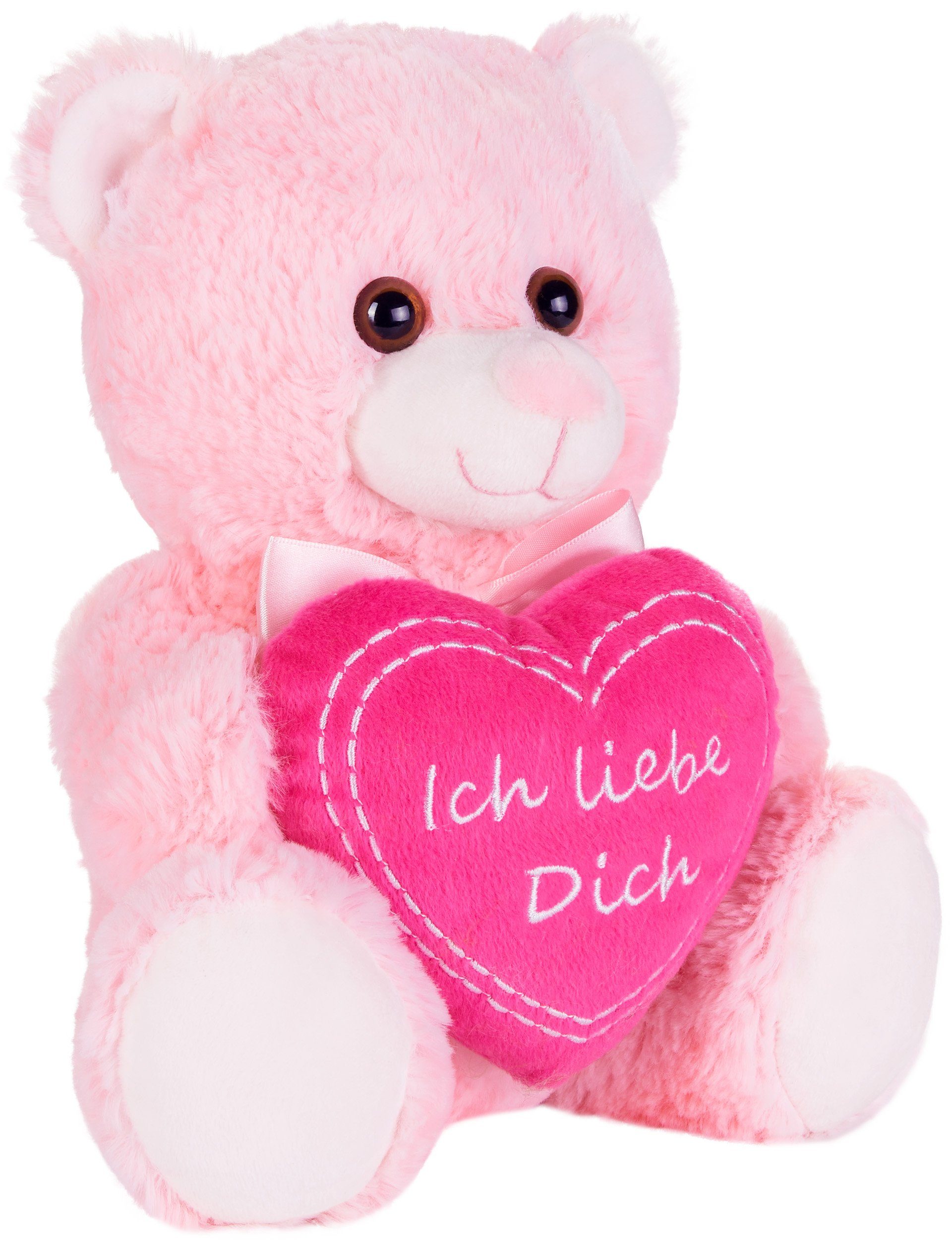 BRUBAKER Kuscheltier Teddybär mit Ich liebe Dich Herz (Valentinstagsgeschen günstig online kaufen