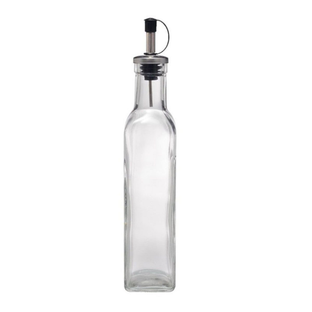 B-Home Menage Ölspender aus Glas mit Edelstahl-Portionierer für Öl & Essig - 250 ml, (1-tlg)