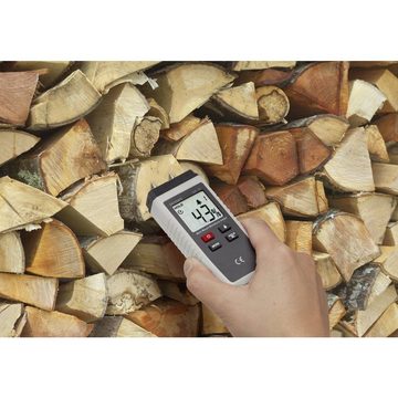 VOLTCRAFT Feuchtigkeitsmesser Holzfeuchte-Messgerät, für Harthölzer