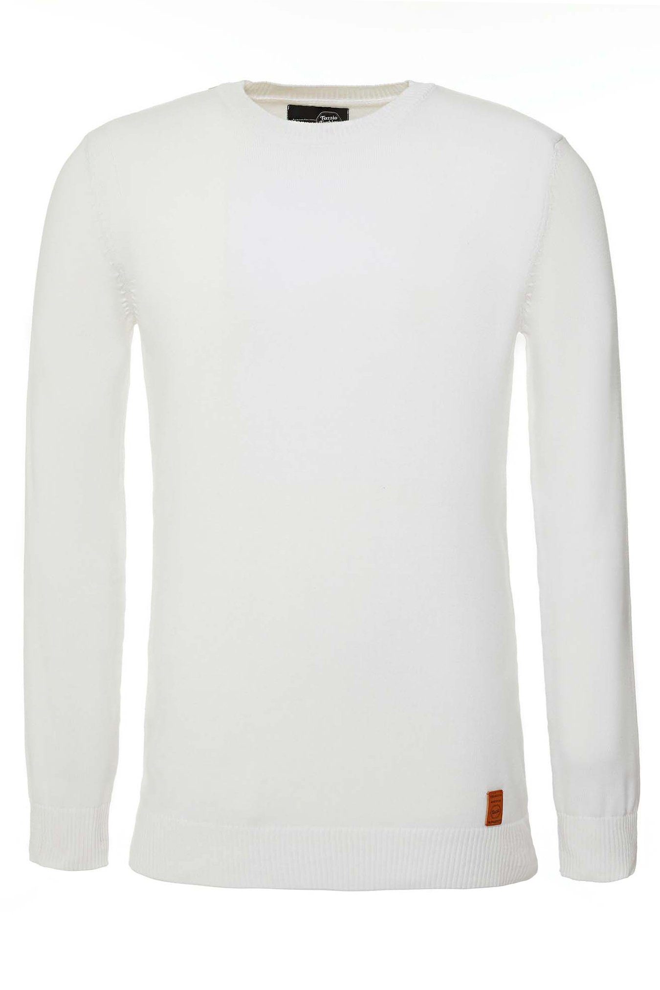 Tazzio Rundhalspullover 400 zeitloser Feinstrick Pullover