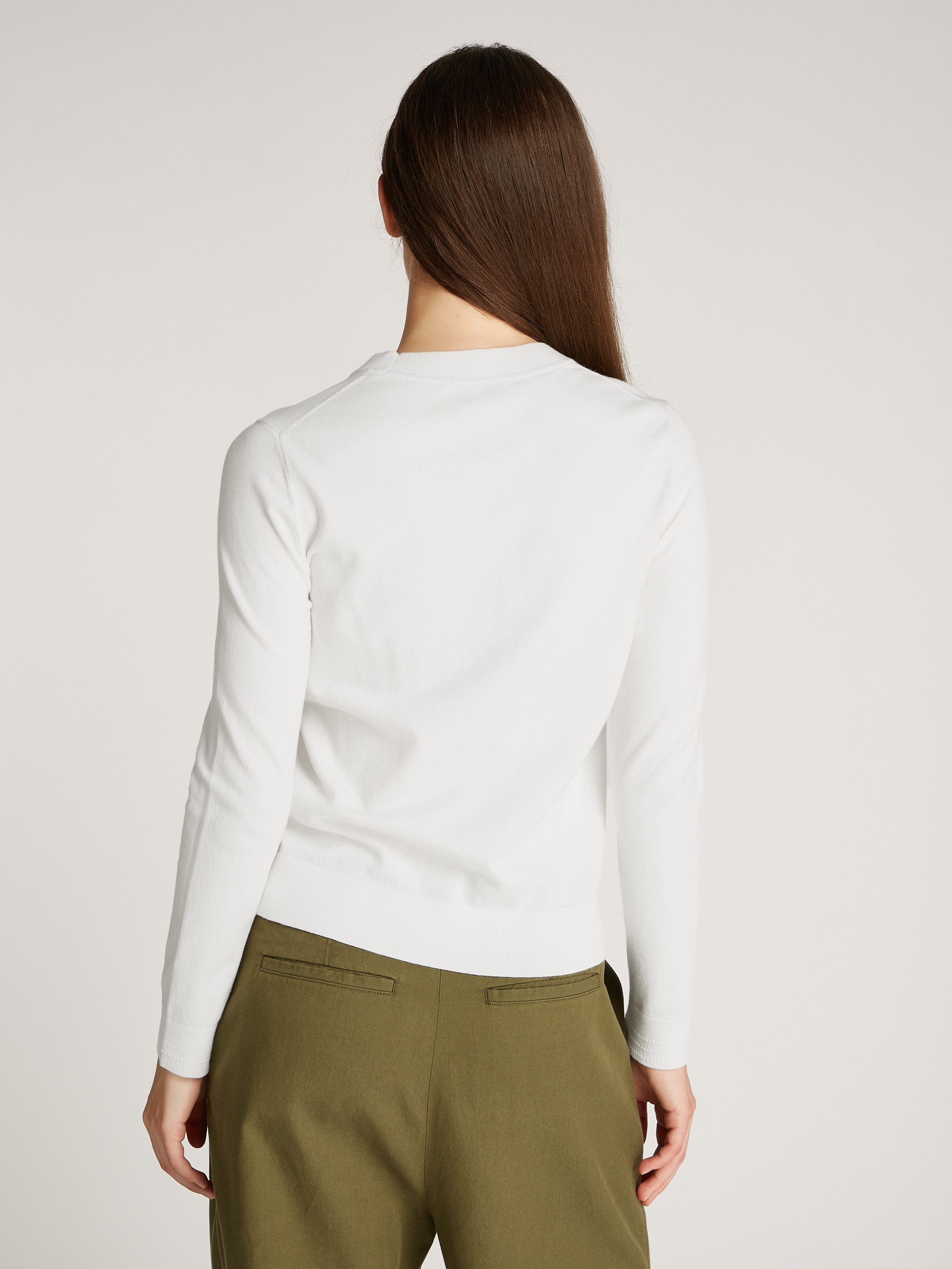 Tommy Hilfiger Rundhalspullover CO JERSEY STITCH günstig online kaufen