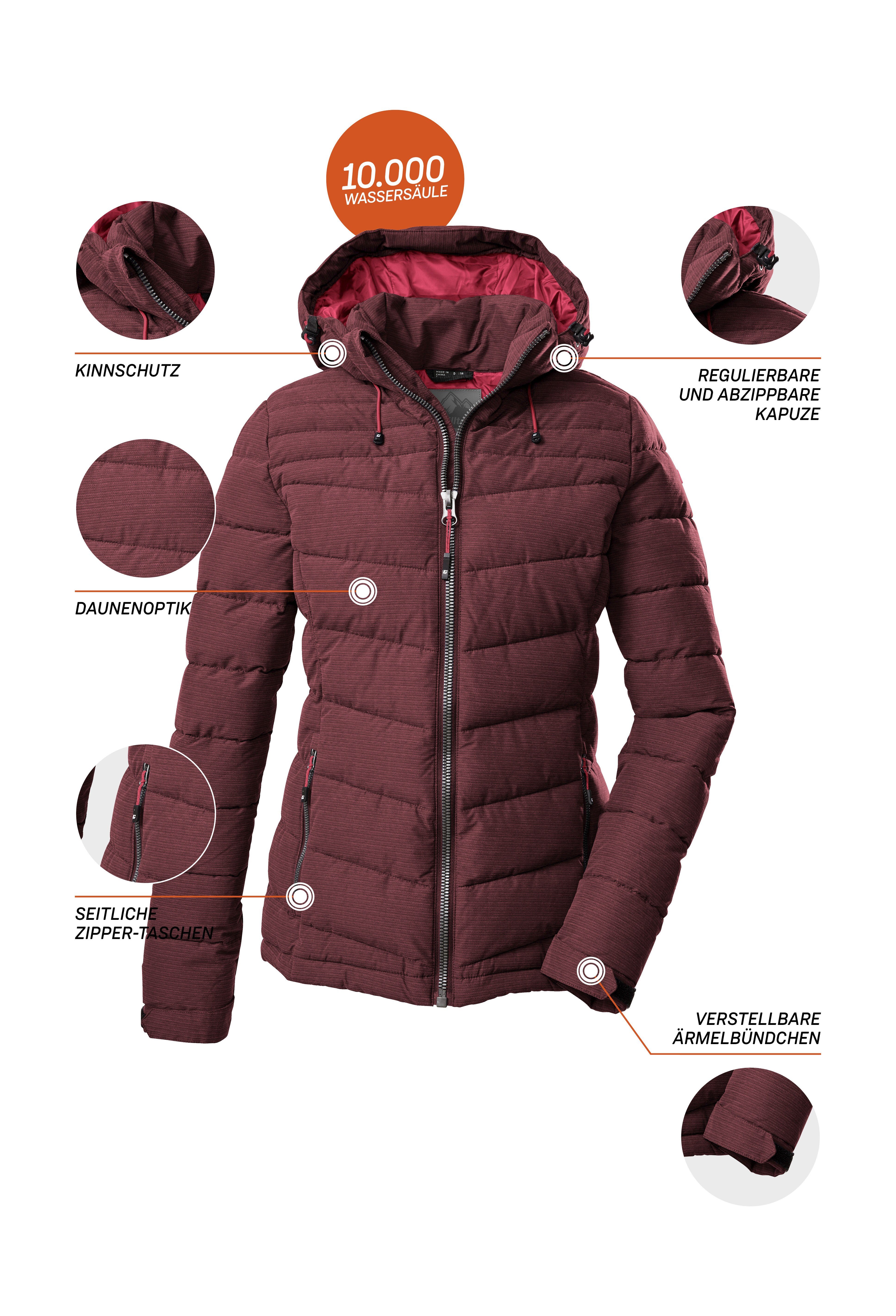 A Quilted JCKT Killtec WMN pflaume Skane Steppjacke