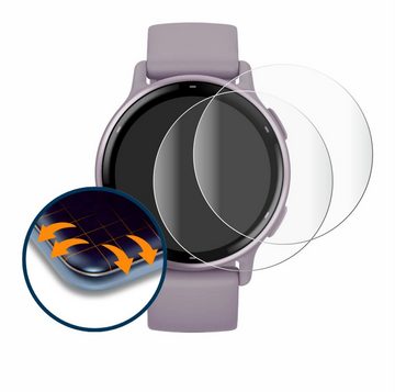 BROTECT Full-Screen Schutzfolie für Garmin vivoactive 5, Displayschutzfolie, 2 Stück, 3D Curved klar
