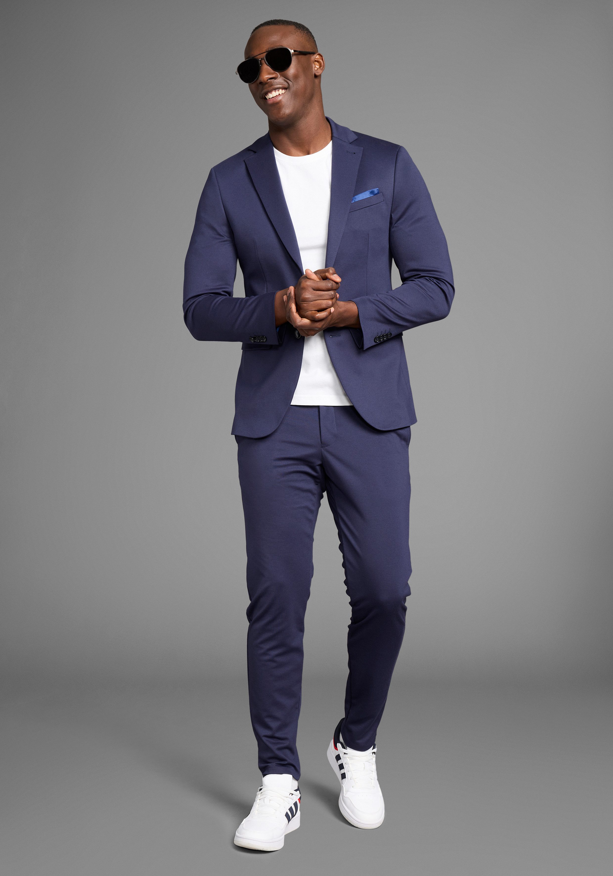 Bruno Banani Anzug Jersey (Sakko & günstig online kaufen