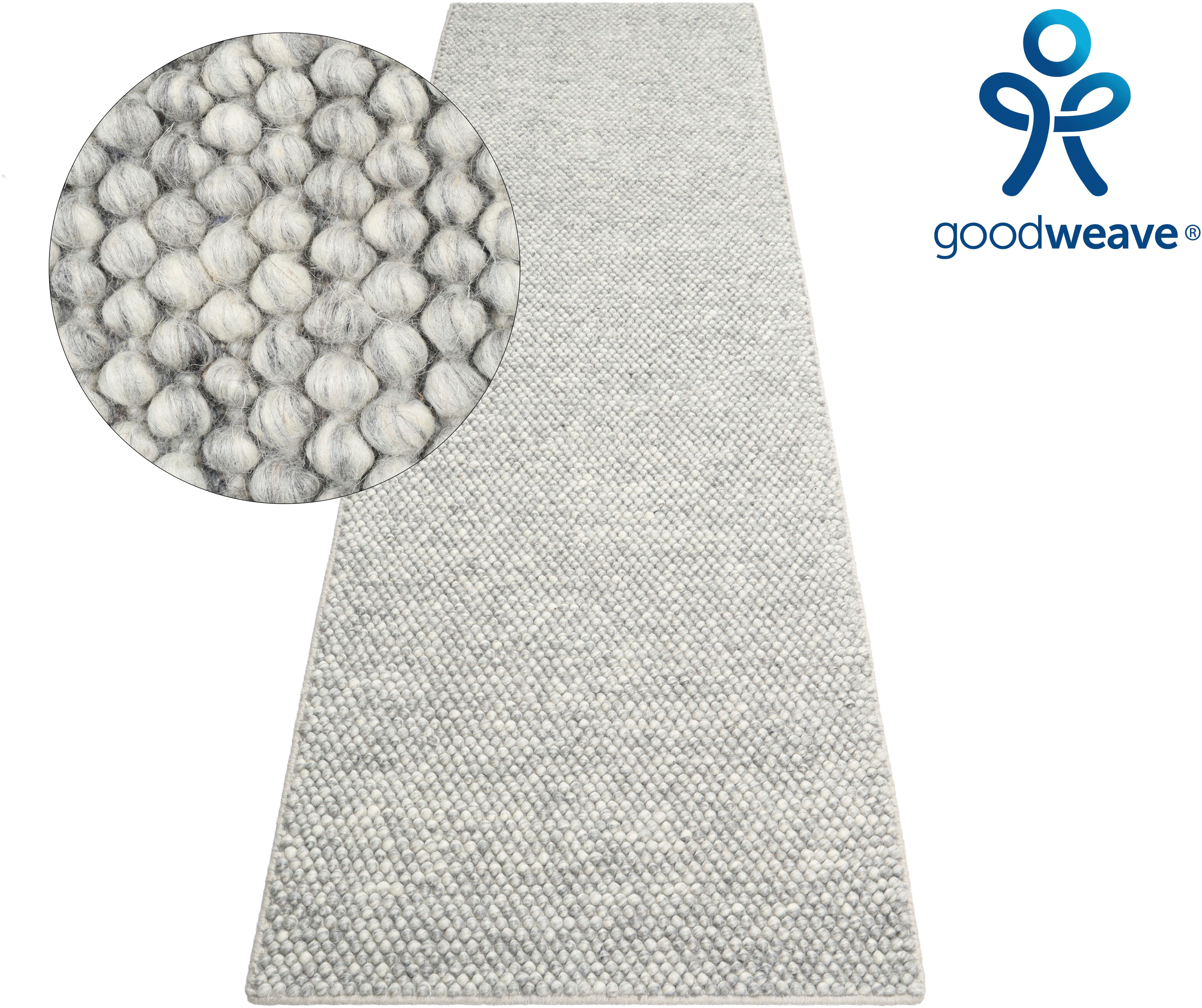 LeGer Home by Lena Gercke Läufer Ainhoa, Wolle, rechteckig, Höhe: 14 mm, handgewebt, Handweb Teppiche, Wohnzimmer, Schlafzimmer, Esszimmer