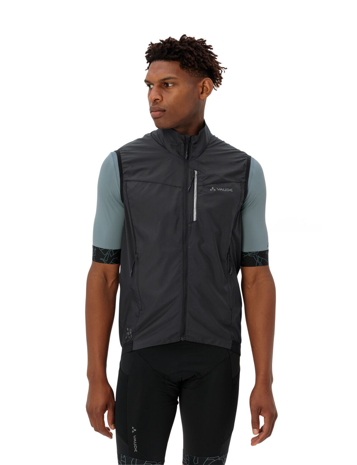 VAUDE Funktionsweste Men's Kuro Air Vest (1-tlg) atmungsaktive und schnelltrocknende Weste