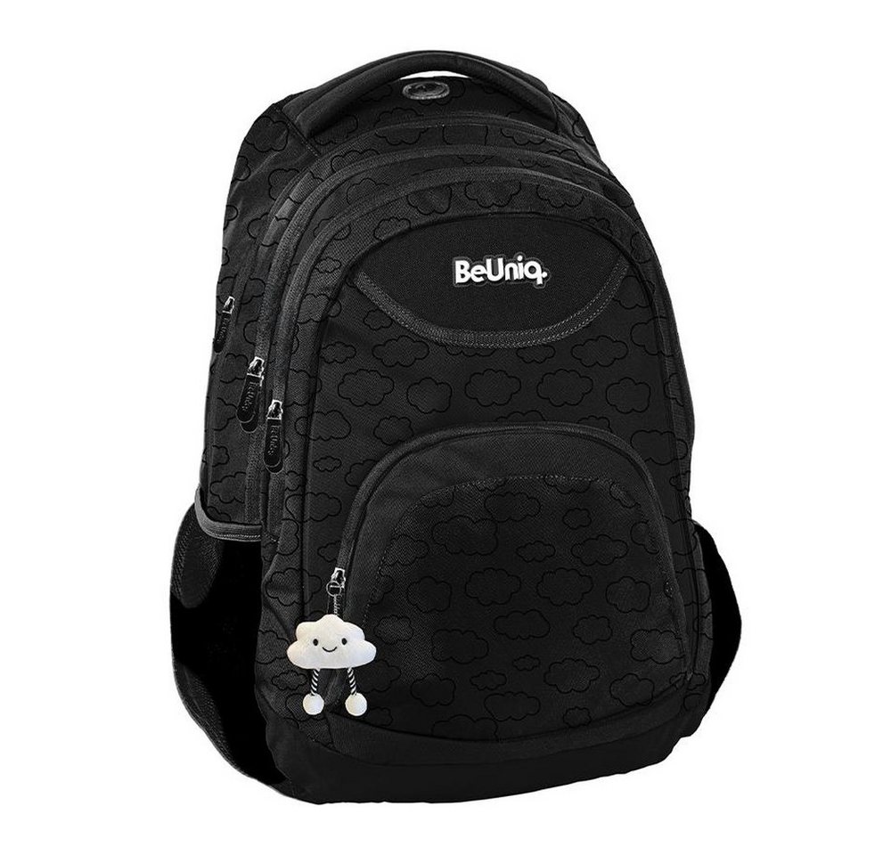 PASO Schulrucksack, BeUniq – Schulrucksack Jugendliche – Schwarz