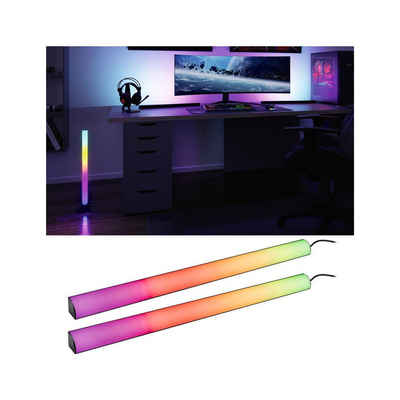 Paulmann LED Tischleuchte LED Lightbar RGBW Entertain Led in Schwarz 2x 1W 96lm, keine Angabe, Leuchtmittel enthalten: Ja, fest verbaut, LED, warmweiss, Tischleuchte, Nachttischlampe, Tischlampe