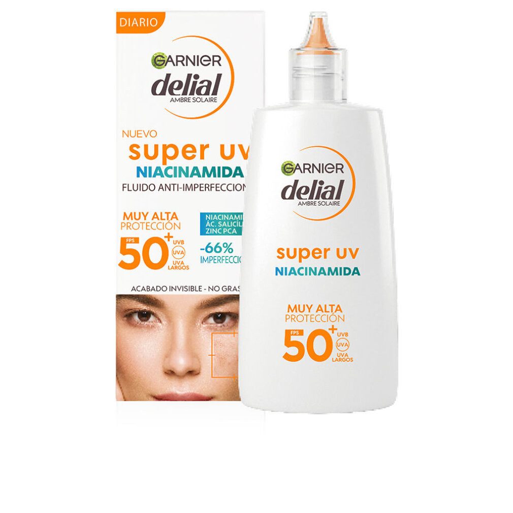 GARNIER Körperpflegemittel DELIAL SUPER UV Niacinamid gegen Hautunreinheiten SPF50+ 40 ml