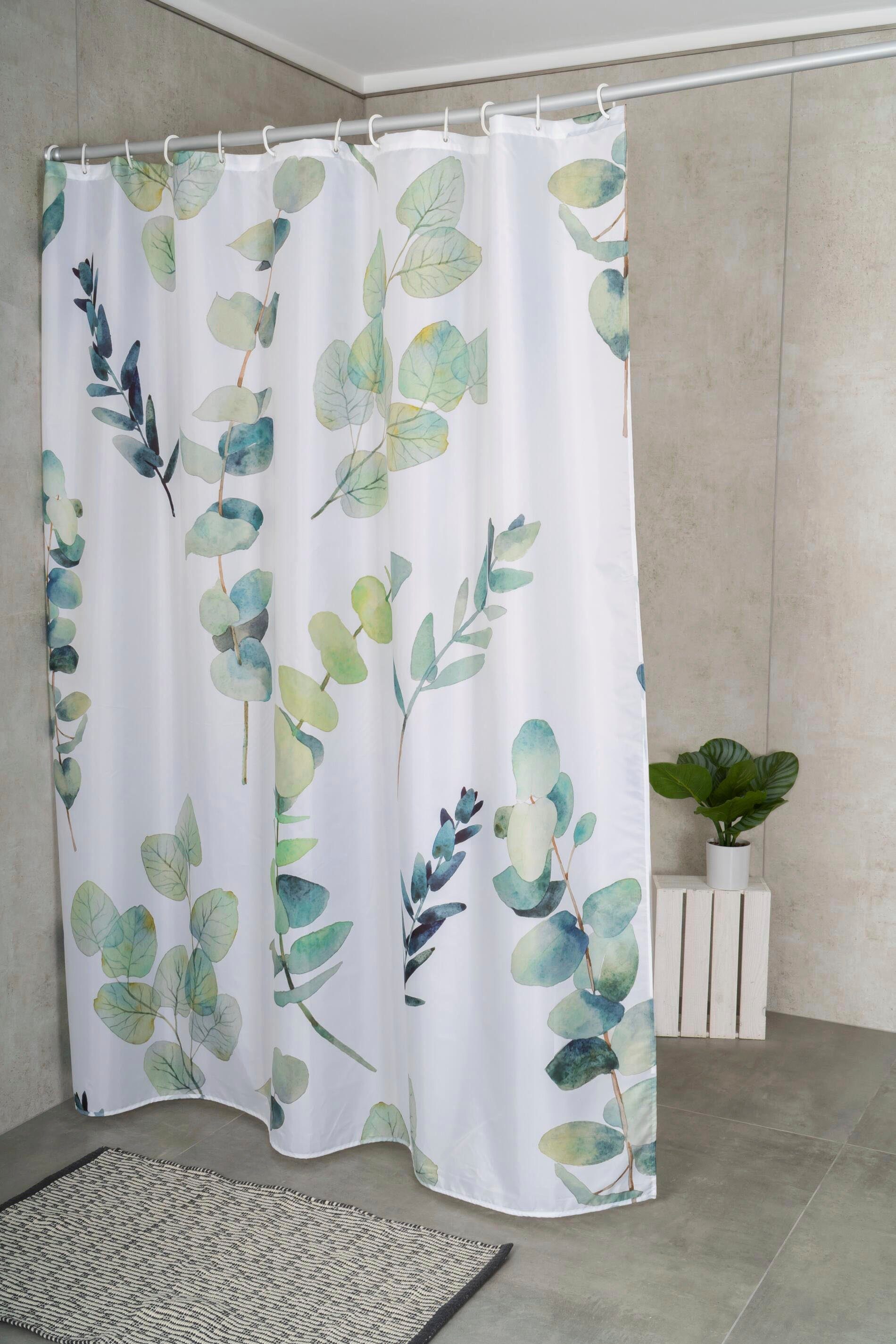 Ridder Duschvorhang Eukalyptus Breite 180 cm günstig online kaufen