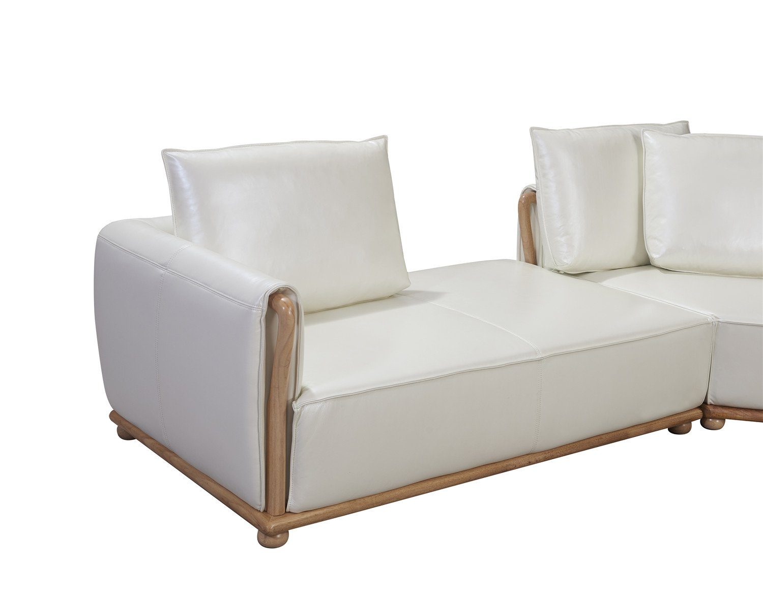 Garnitur Designer Ecksofa, Polster Ecksofa Couch Hocker mit Sofa JVmoebel