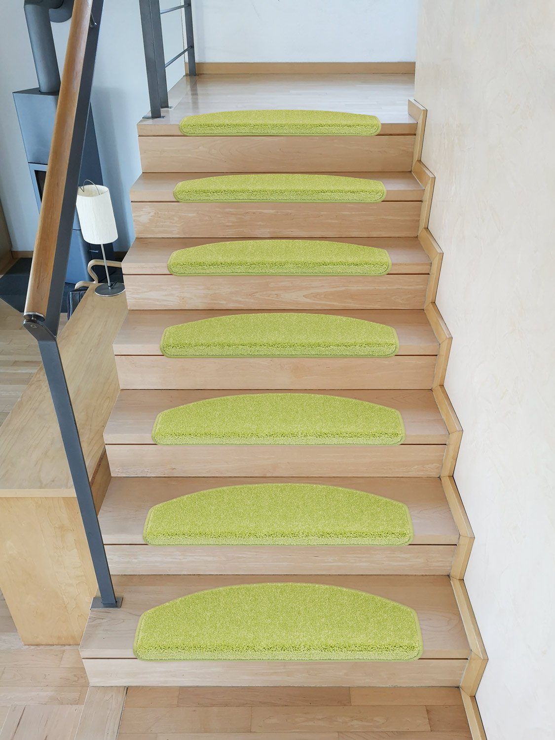 Metzker® Stufenmatte Stufenmatten Pegasus Halbrund Grün 15 Stück, halbrund, günstig online kaufen