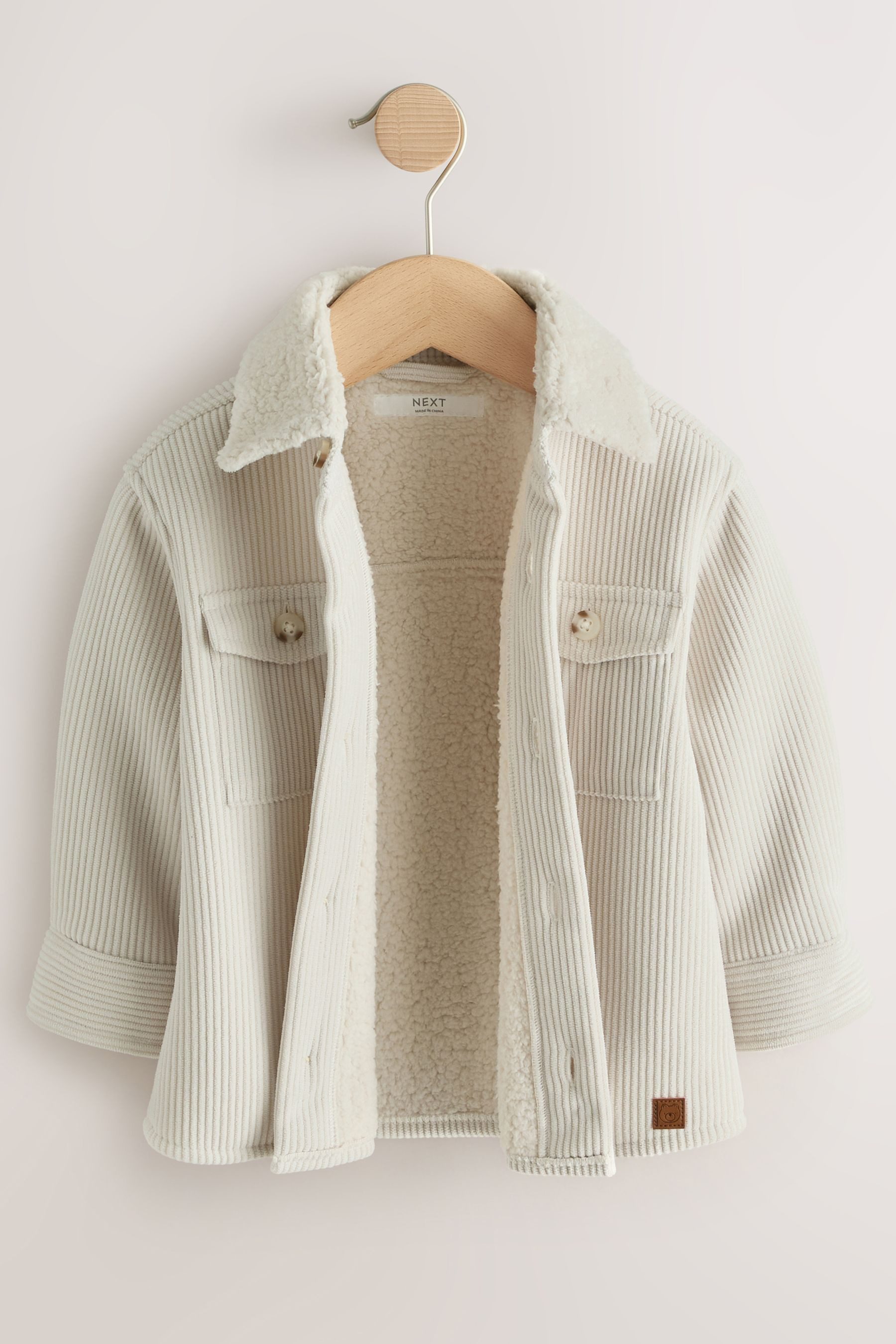 Next Hemdjacke Borg Gefütterte Kord-Hemdjacke (1-St) – Bild 2 von 5