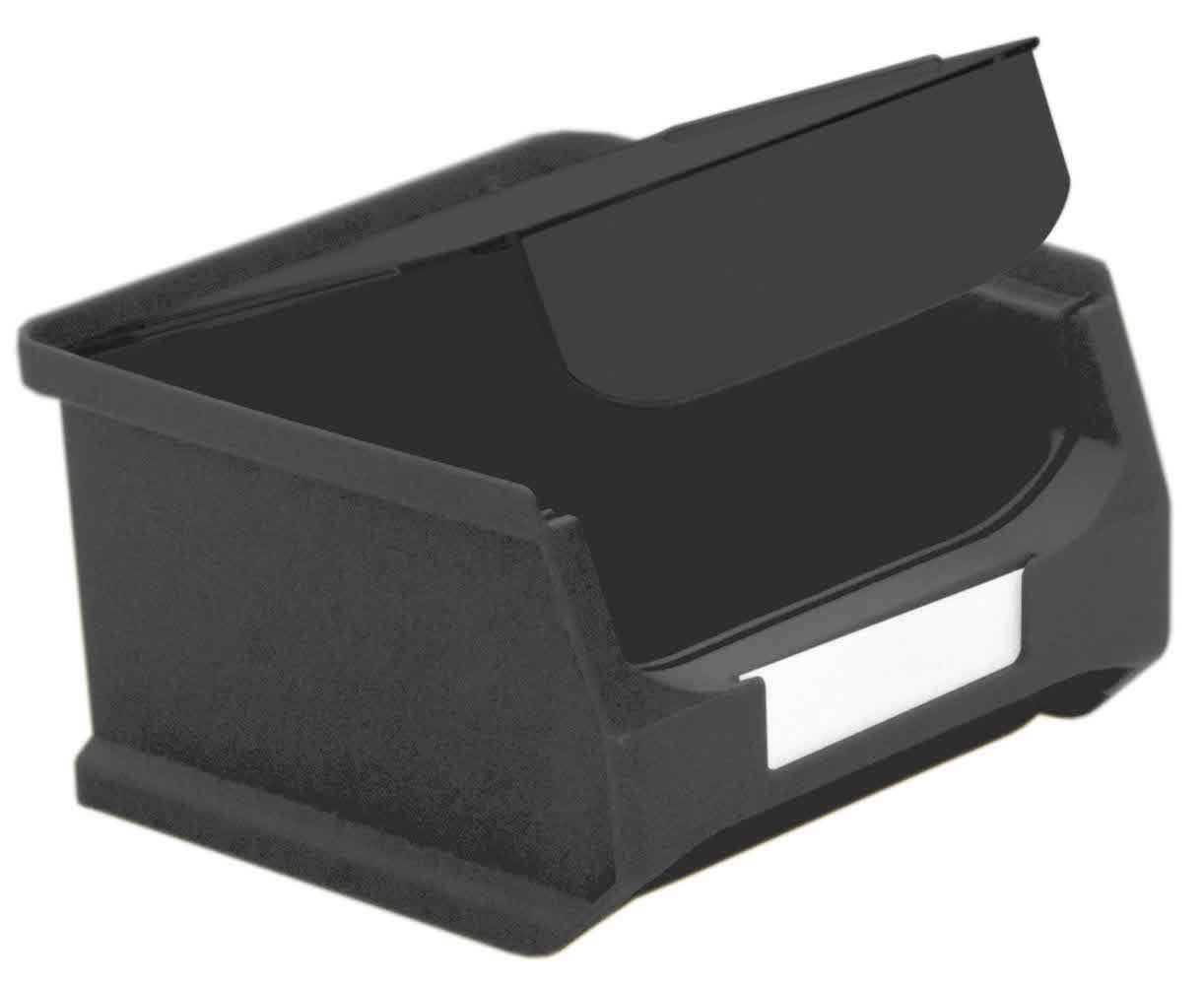PROREGAL® Stapelbox Staubdeckel leitfähige Abdeckung für Sichtlagerboxen