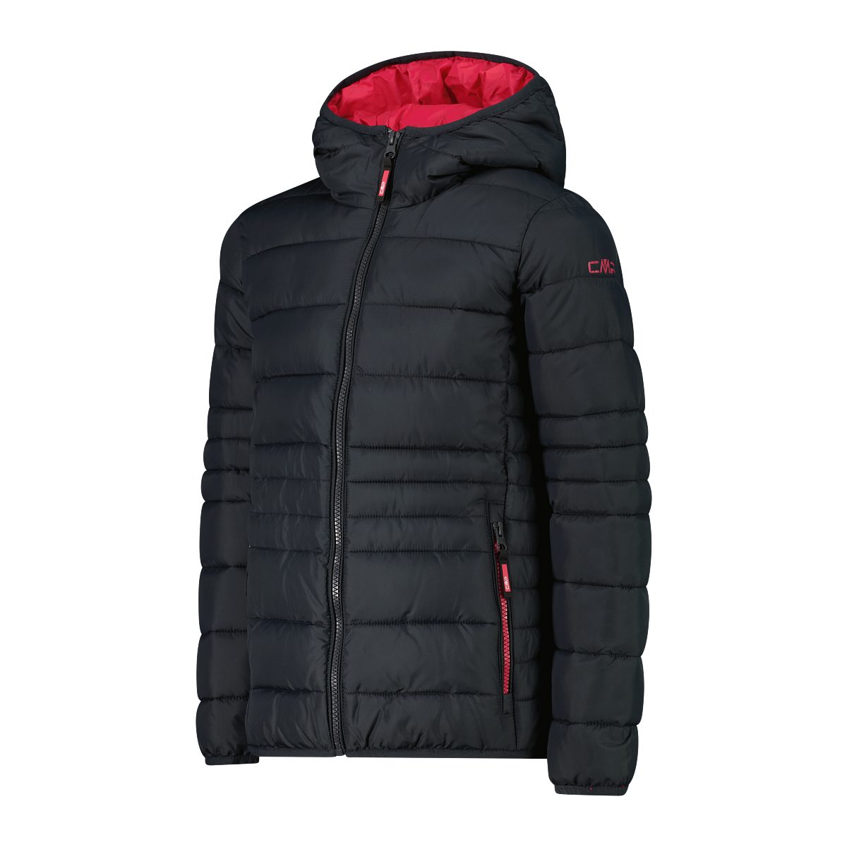 CMP Steppjacke KID G JACKET FIX HOOD mit durchgehendem Reißverschluss, winddicht, wasserabweisend