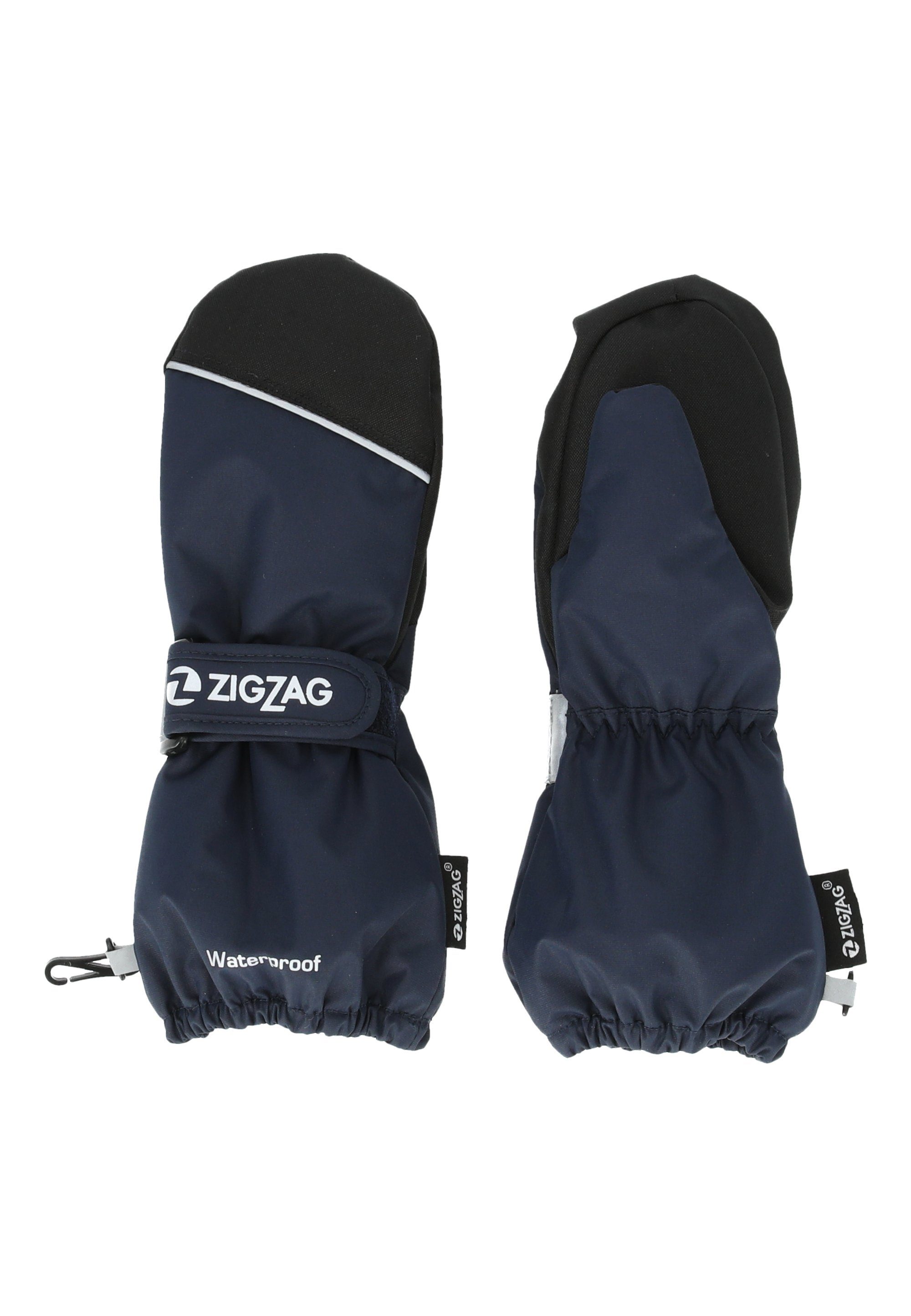 ZIGZAG mit komfortabler Kempston Wintersport-Ausstattung Skihandschuhe dunkelbraun