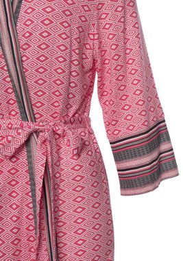 Vivance Dreams Kimono, Kurzform, Single-Jersey, Kimono-Kragen, Gürtel, in schönem Ethno-Design