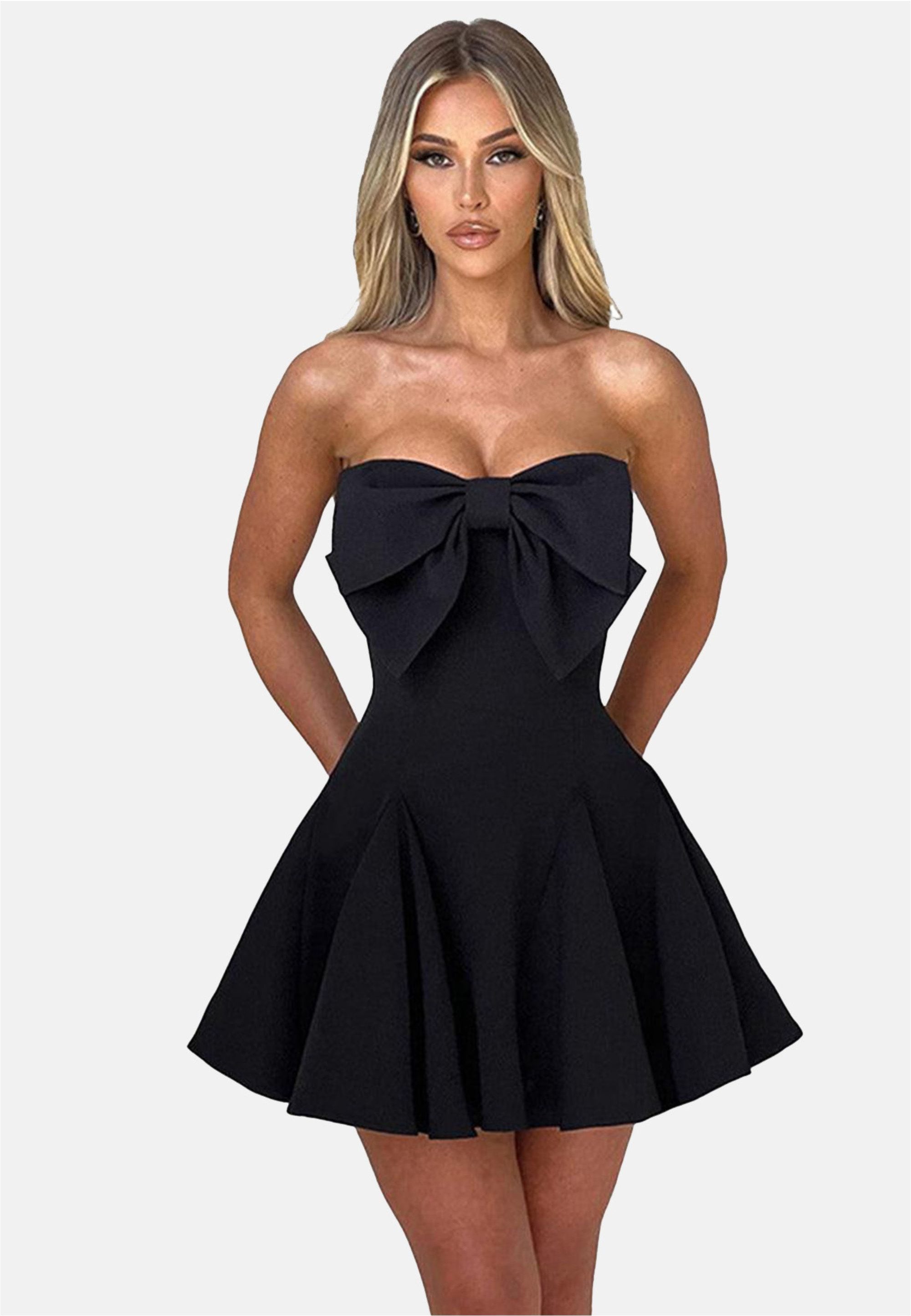 Moda Minx Jerseykleid mit schöner Schleife günstig online kaufen