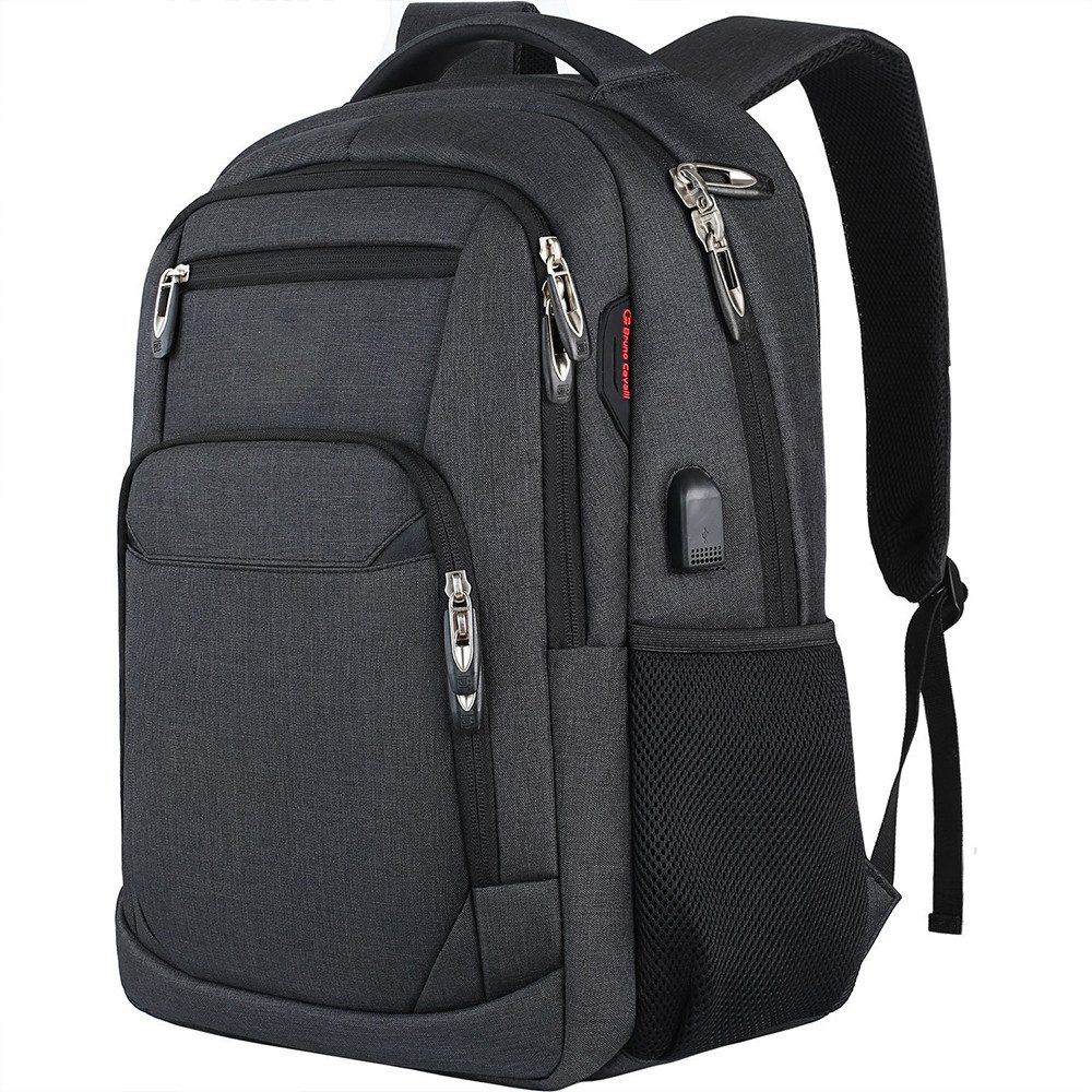 GelldG Notebook-Rucksack Laptop Rucksack, Herren wasserdicht Reisen Tasche Arbeit Business