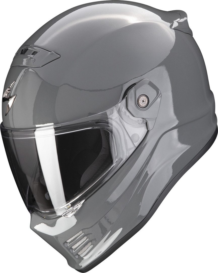 Scorpion Exo Motorradhelm Covert FX Solid Helm, Bluetooth, Ratschenverschluss, Leichtgewicht, ECE 22.06