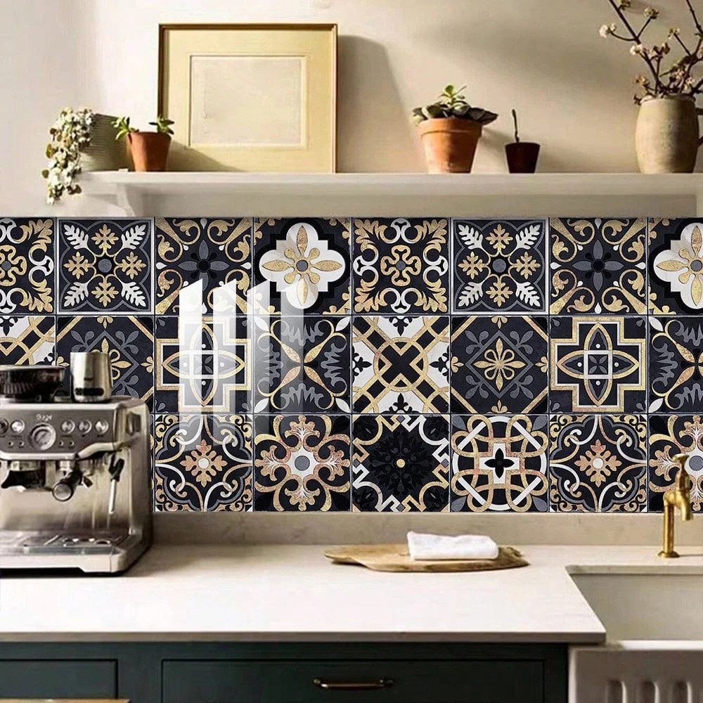 HomeBella Fliesenaufkleber Fliesensticker wasserfest selbstklebend für Bad und Küche