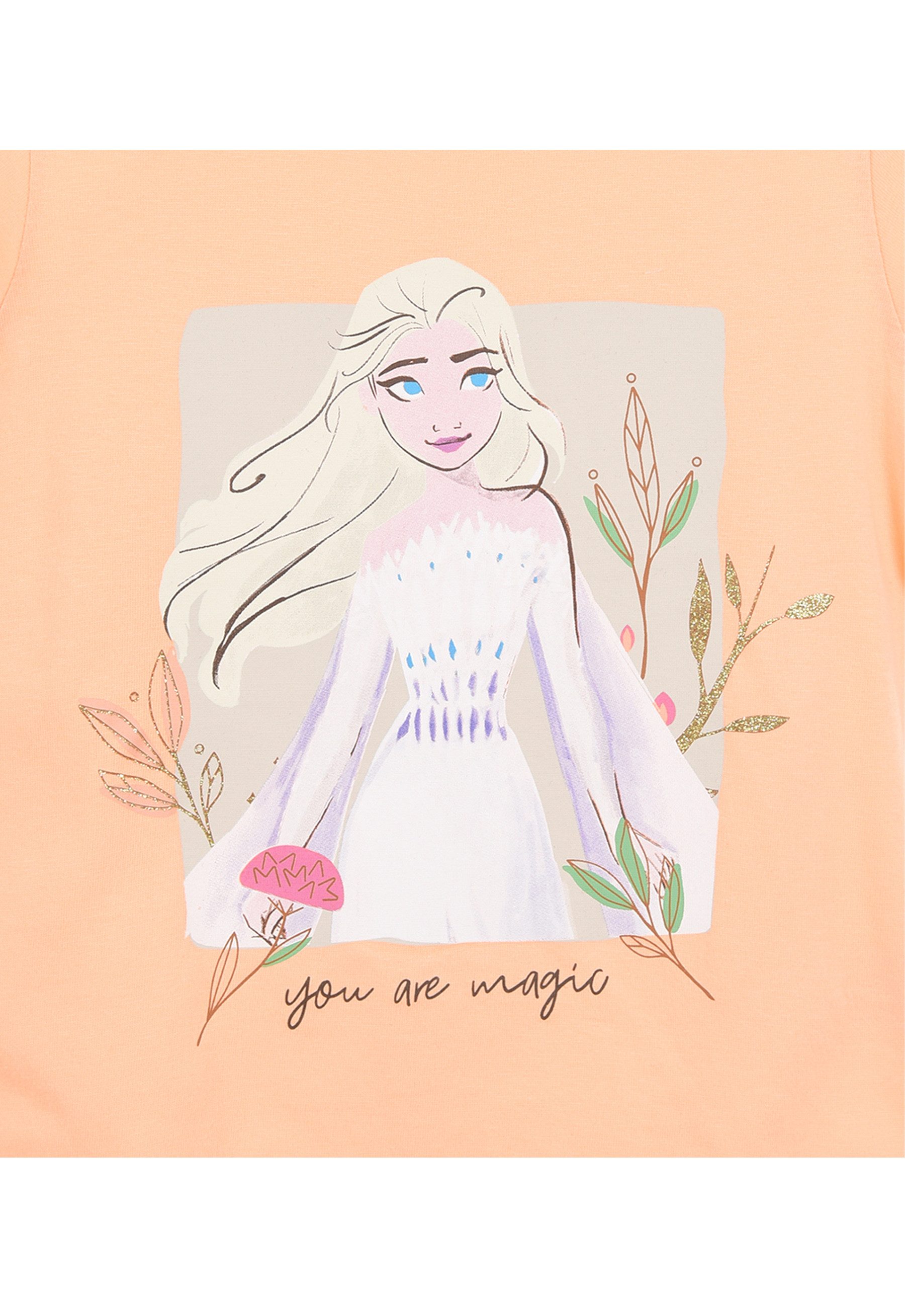 Disney Frozen T-Shirt Elsa T-Shirt Mädchen Sommer Shirt