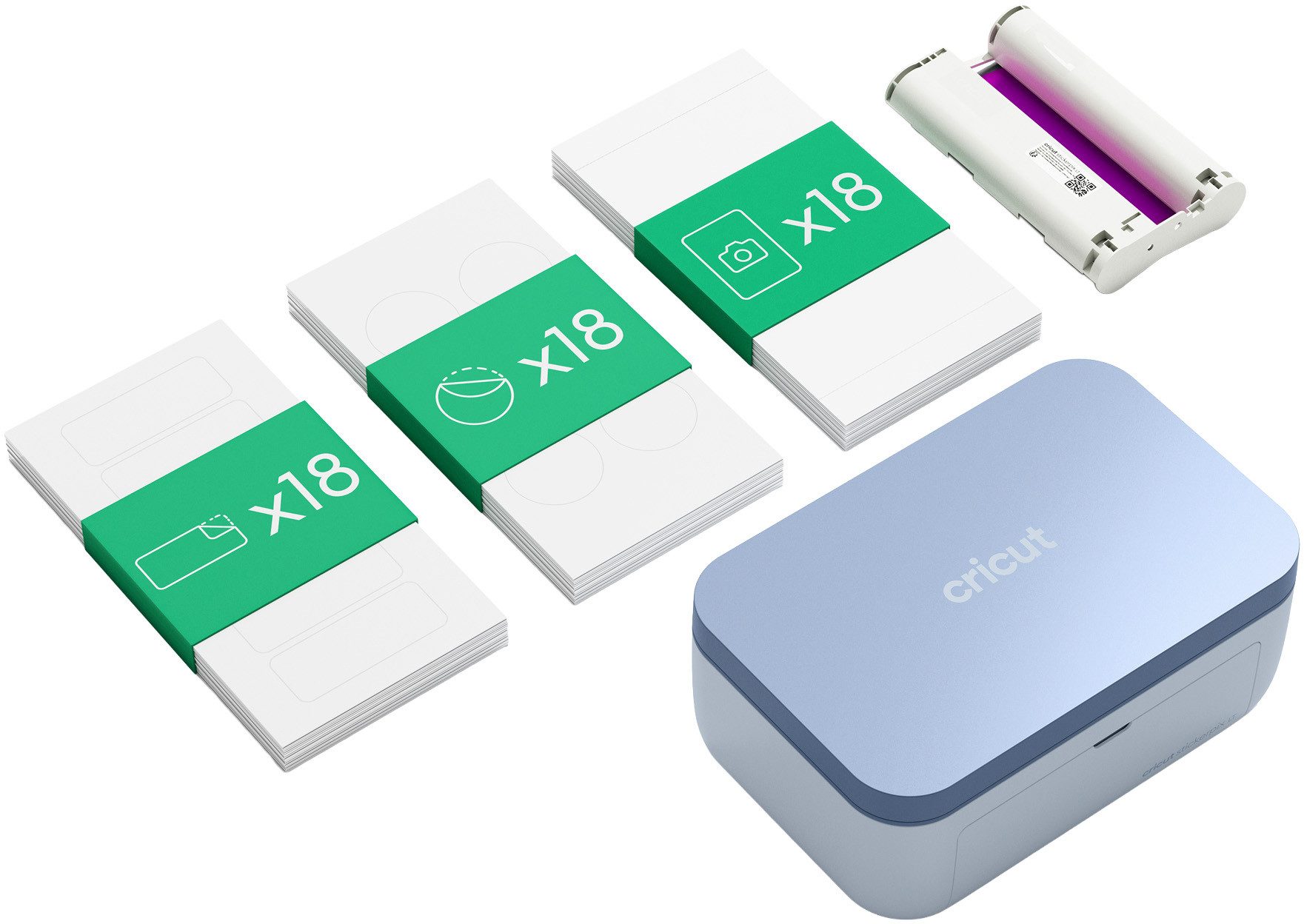 Cricut StickerPix Print™ Essential Bundle Fotodrucker, (Bluetooth)