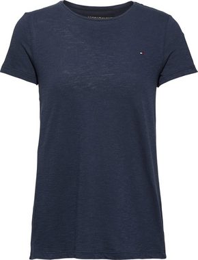 Tommy Hilfiger T-Shirt HERITAGE CREW NECK TEE mit Tommy Hilfiger Logo-Flag auf der Brust