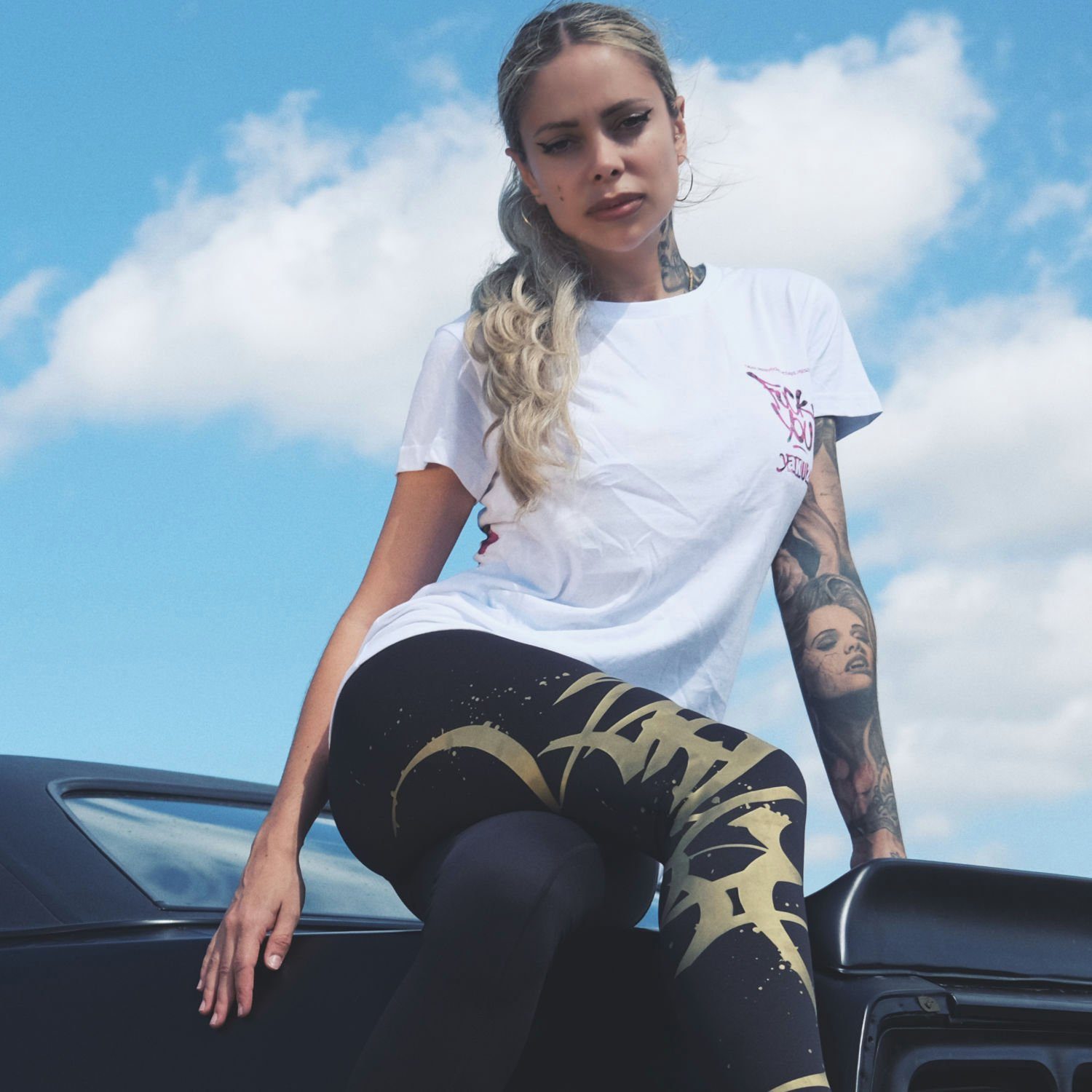 YAKUZA Rundhalsshirt FU mit Rippbündchen günstig online kaufen