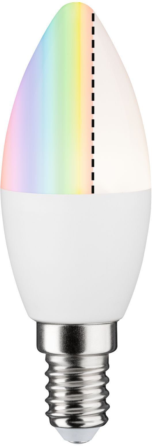 1 Kerze 6,3 E14, Matt Paulmann St., Farbwechsler RGBW, Smart LED-Leuchtmittel Home E14 Zigbee W