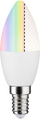Paulmann LED-Leuchtmittel Smart Home Zigbee Kerze 6,3 W Matt E14 RGBW, E14, 1 St., Farbwechsler