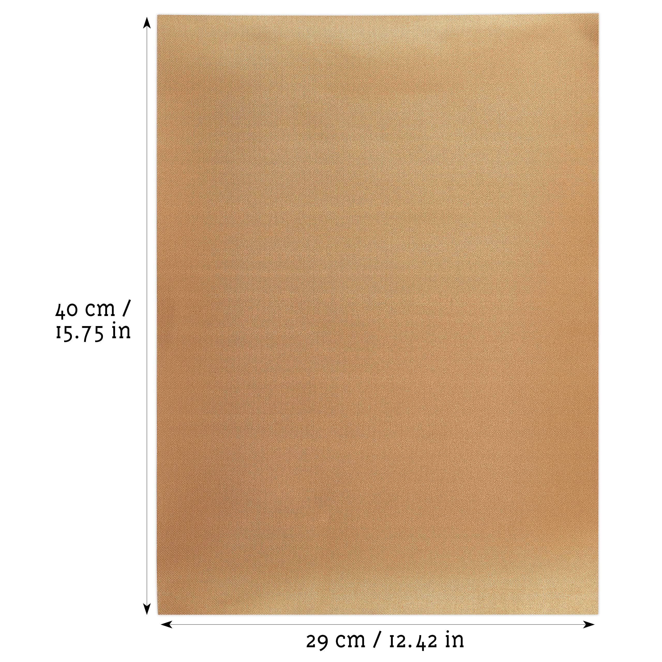 Hitzebest., BACKFOLIE WIEDERVERWENDBAR 260° Backpapier 3x: Backpapier 40x29cm LIVAIA Wiederverw., Antihaft,