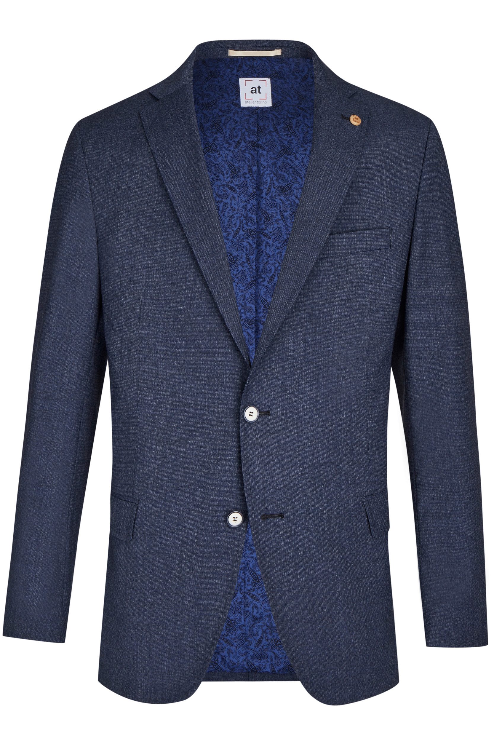 Atelier Torino Sakko Atelier-Torino MIX&MATCH Herren Sakko Modern-Fit Dunkelblau