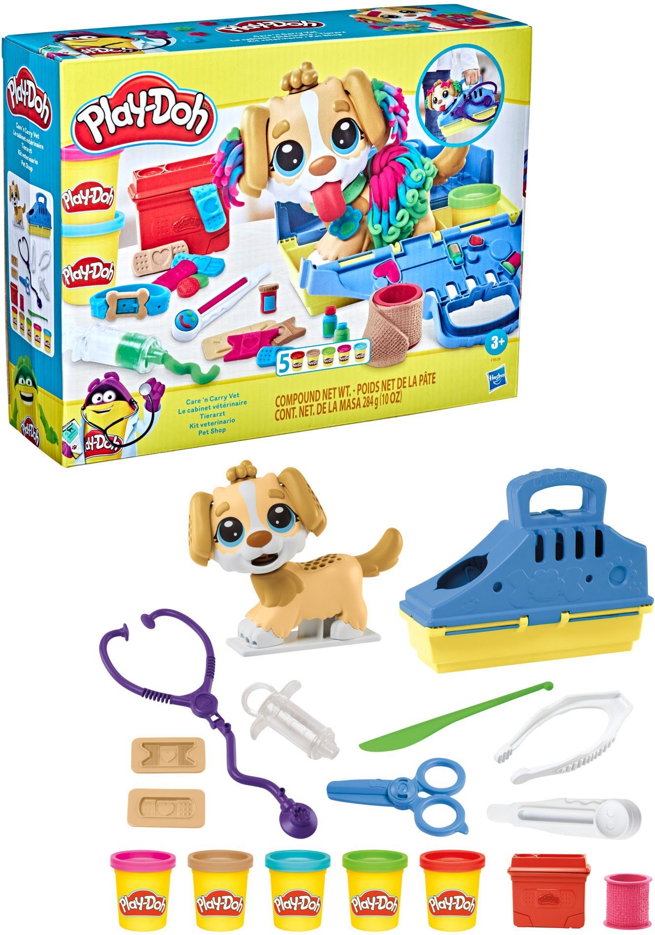 Hasbro Knetform-Set Play-Doh Tierarzt