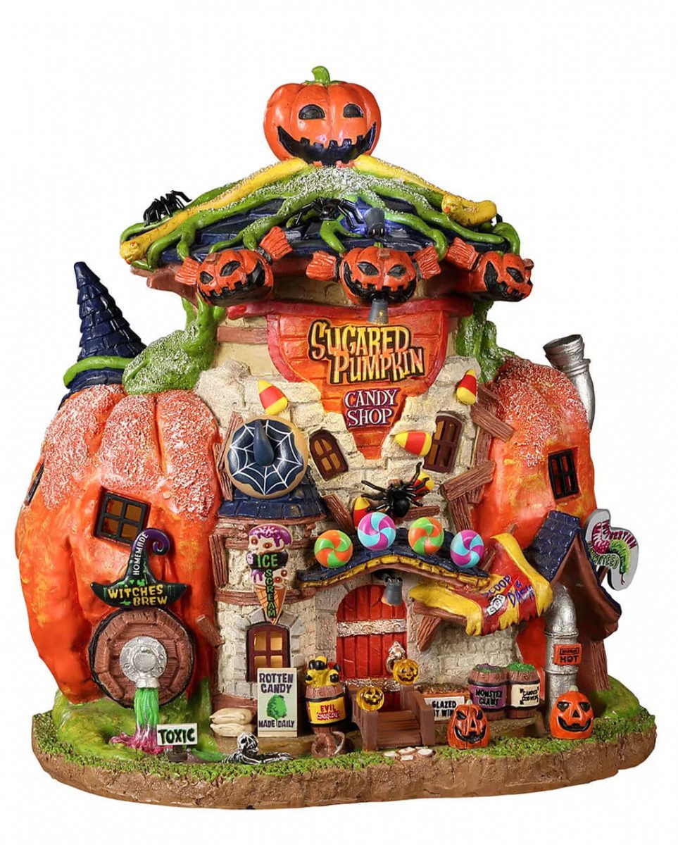 LeMax Dekofigur Sugared Pumpkin Candy Shop - Lemax Spooky Town