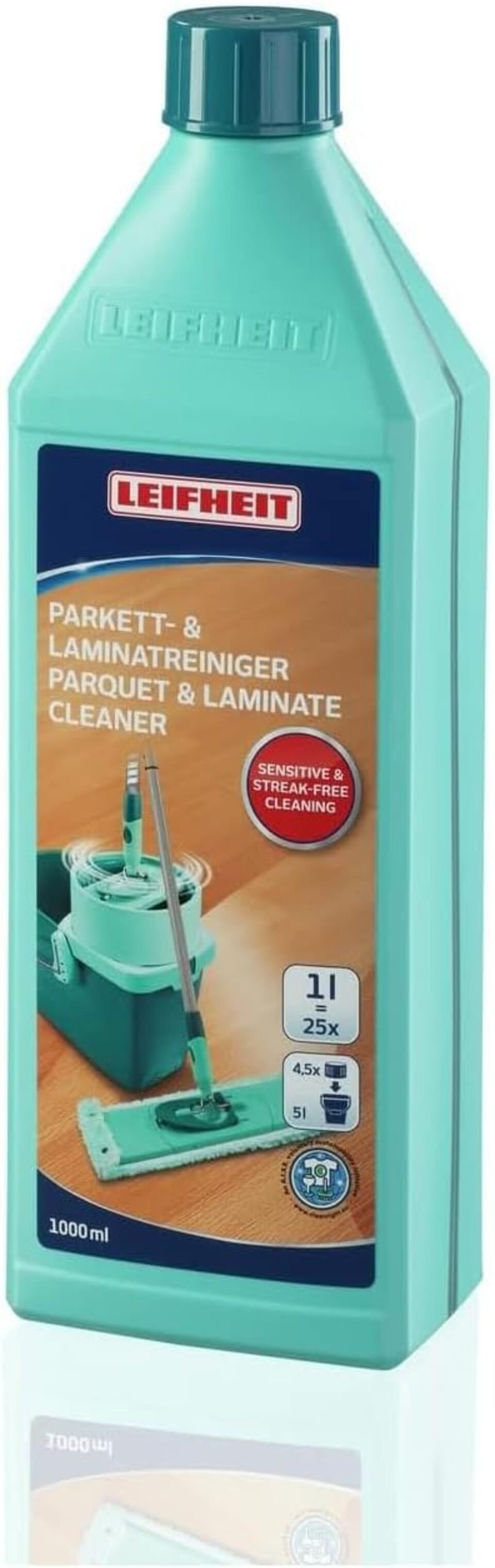 Leifheit Parkett/Laminatreiniger 1000 ml Konzentrat Parkettreiniger (1-St)