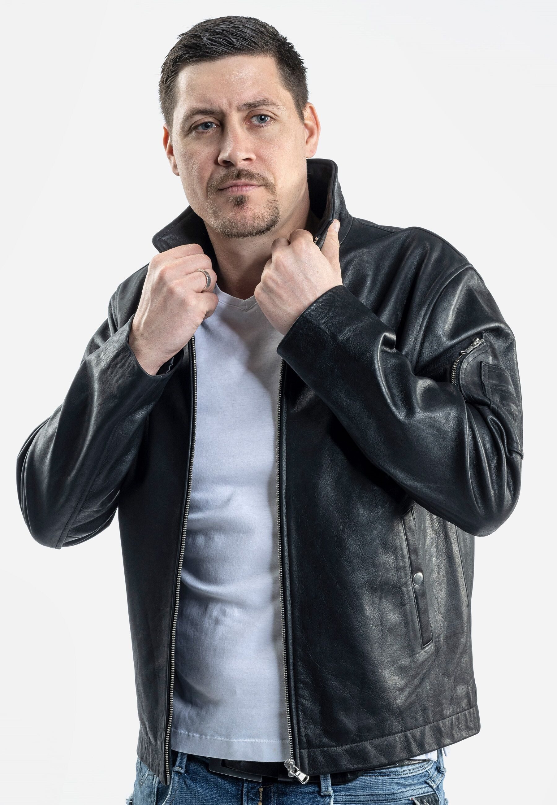 18N62 Lederjacke NEEsra (1-St) aus weichem Leder