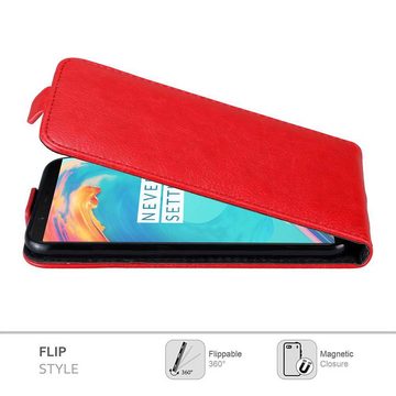 Cadorabo Handyhülle OnePlus 5T OnePlus 5T, Handy Schutzhülle, Klappbare Hülle, Kunstleder mit Magnetverschluss