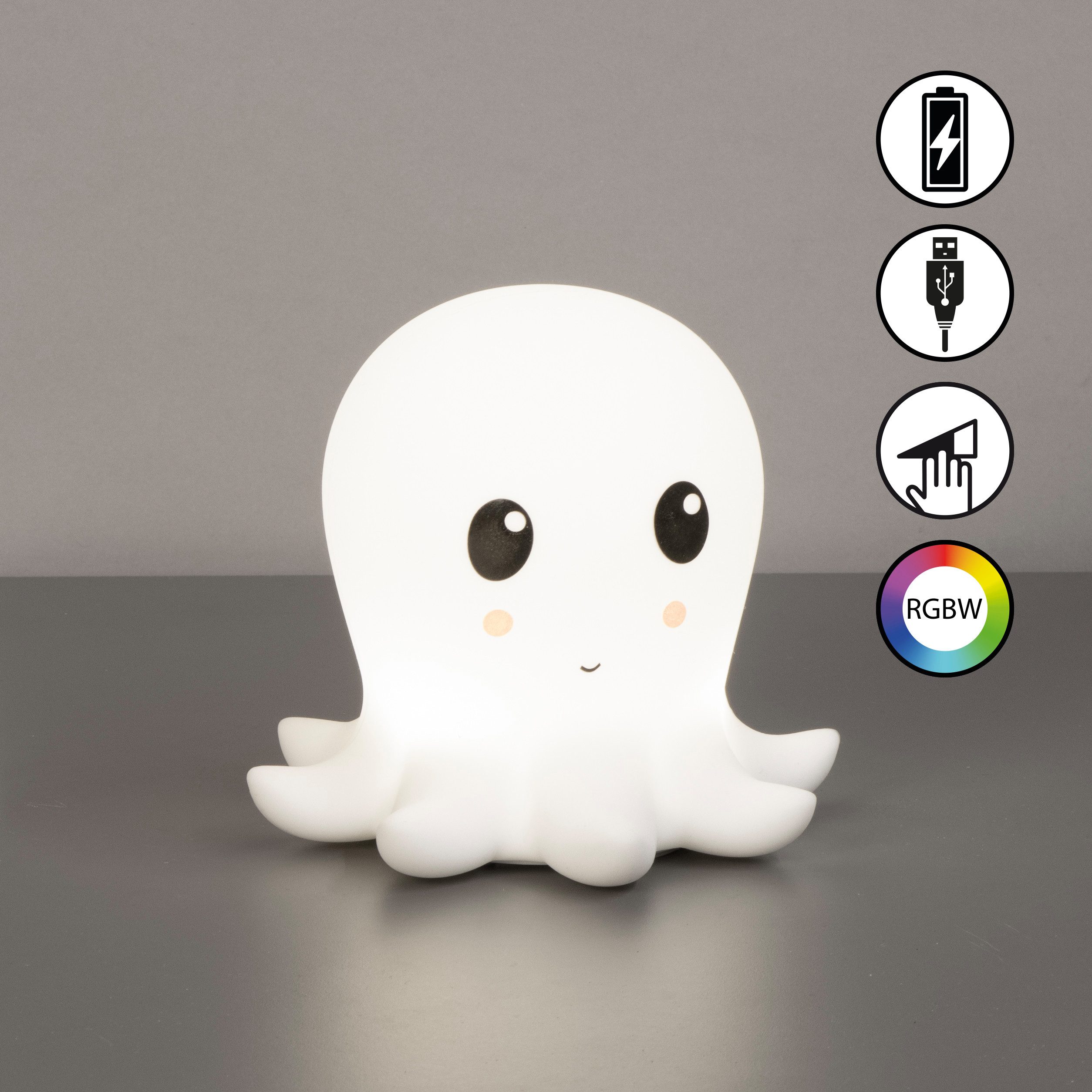 easy! BY FHL LED Tischleuchte Nelly, Farbwechsel, USB-Ladefunktion, LED fes günstig online kaufen