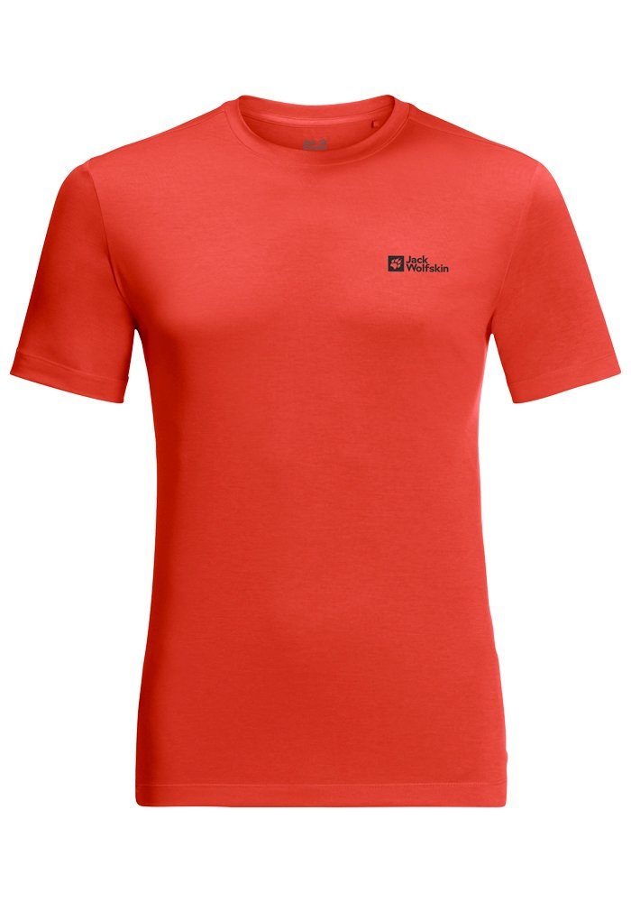 Jack Wolfskin T-Shirt M T strong-red HIKING S/S