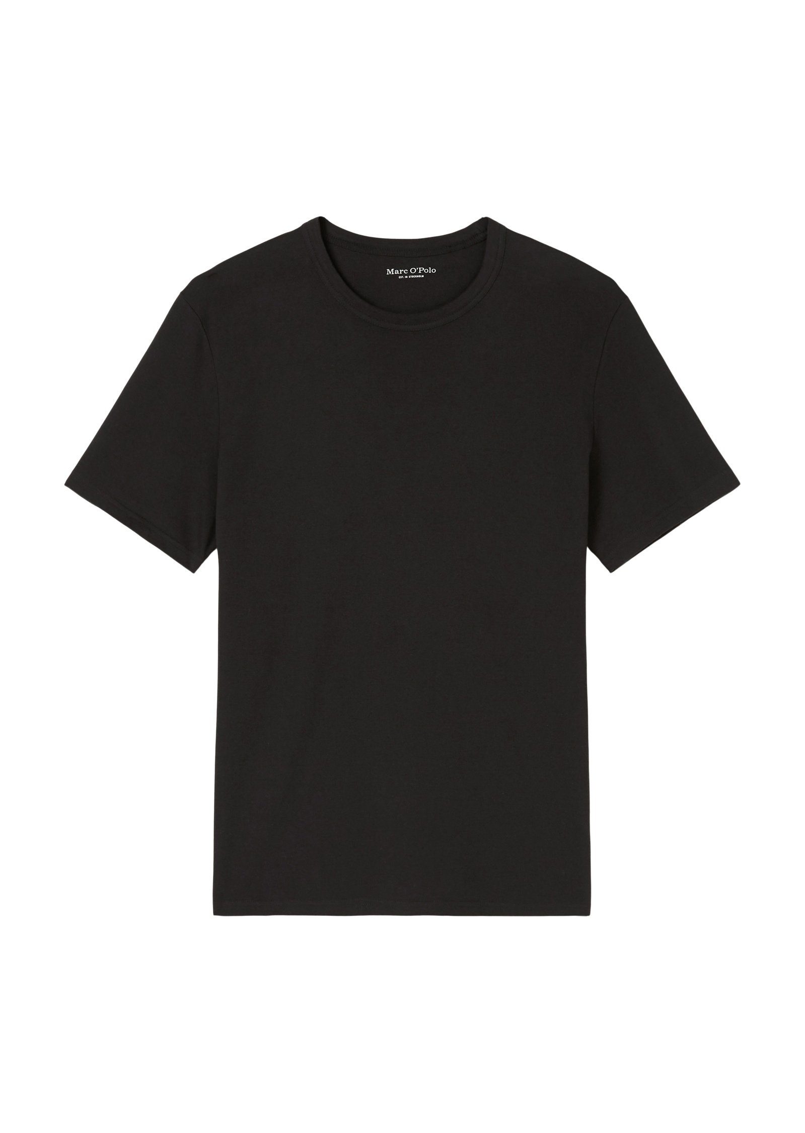 Marc O'Polo T-Shirt aus schwarz hochwertiger Baumwolle