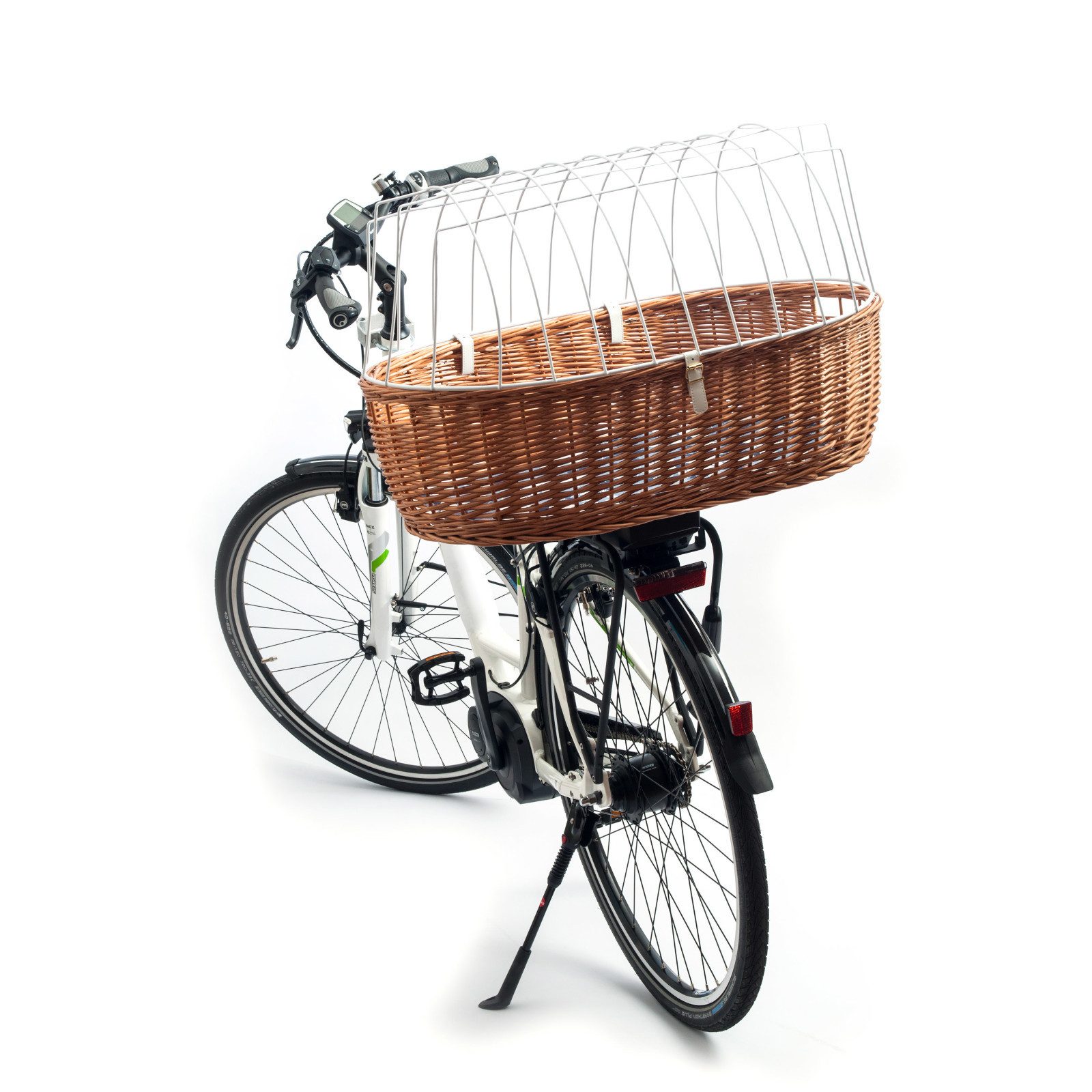 Tierfahrradkorb Fahrrad-Transportkorb für Hunde, L: 72 cm, Gepäckträgermontage