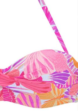 Sunseeker Bügel-Bandeau-Bikini-Top Butterfly, mit Schmetterling-Design