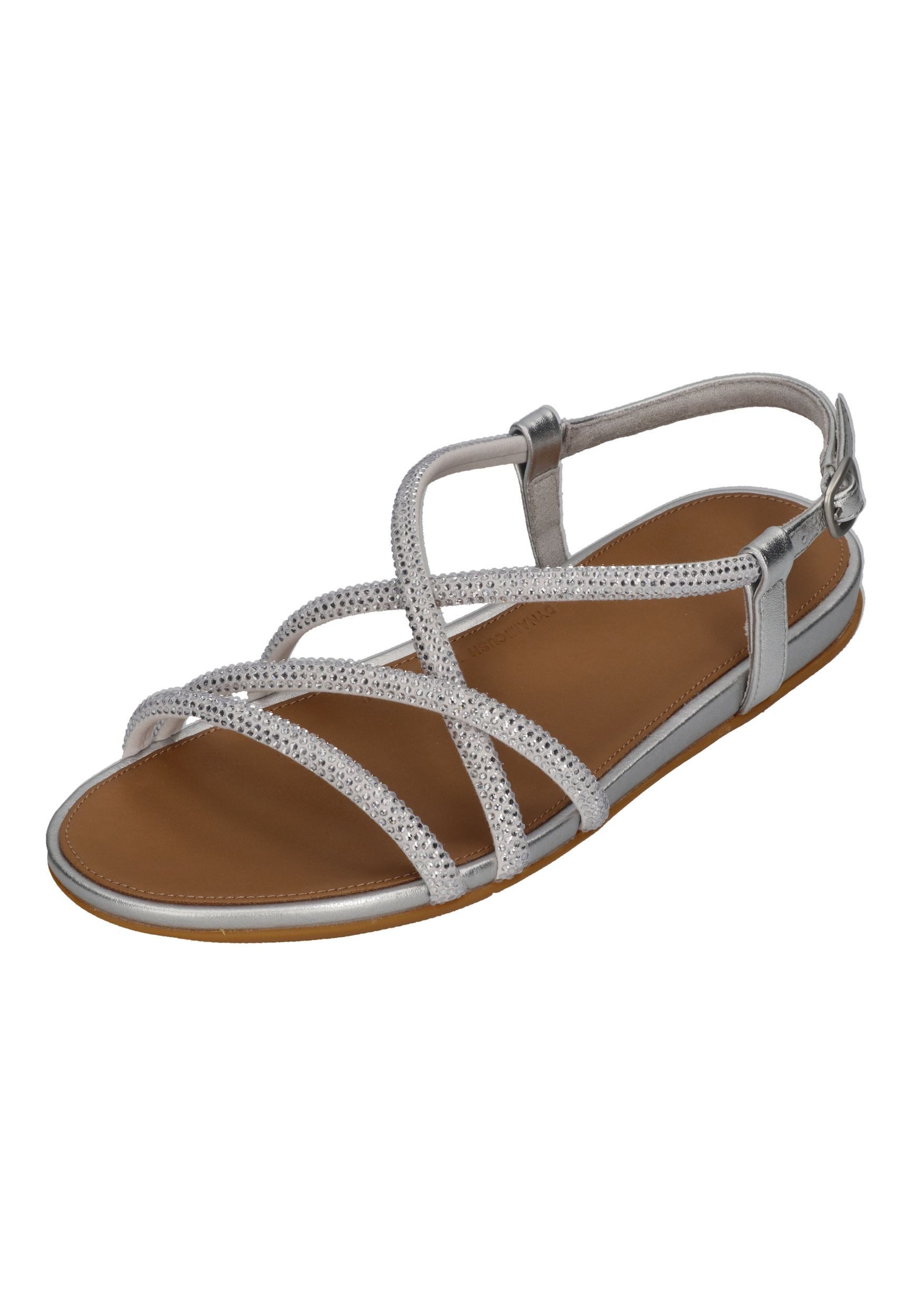 Fitflop GRACIE CRYSTAL STRAPPY BACK-STRAP SANDALS Sandalette Silver