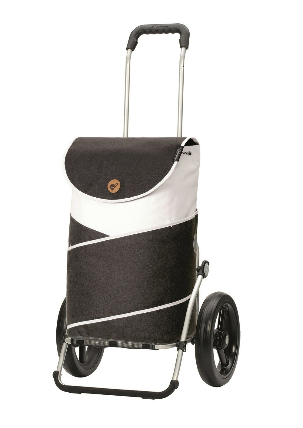 Andersen Einkaufstrolley Royal Shopper Mit Tasche Jarl In Anthrazit Oder Blau Mit Kugellagerrad 